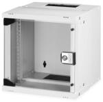 ASSMANN SOHO PRO 10" 6U 325x315x300mm üvegajtós szürke fali rack szekrény (DN-49100) - bestbyte