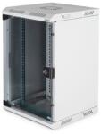 ASSMANN 10"/19" 5/10U Kombinált 350/483mm mély üvegajtós szürke fali rack szekrény (DN-1019) - bestbyte