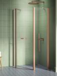 NEW TRENDY New Soleo Copper Brushed cabină de duș 100x80 cm cupru periat/sticlă transparentă K-1706 (K1706)