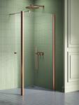NEW TRENDY New Soleo Copper Brushed perete cabină de duș walk-in 70 cm cupru periat/sticla transparentă K-2113 (K2113)