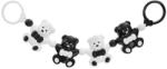  Akuku csörgő - babakocsira Maci fekete-fehér - babycenter-online