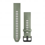 Garmin QuickFit 20 szilikon óraszíj zöld-ködszürke (010-13391-02) (010-13391-02)