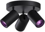 Calex Aplice si plafoniere 5301001600, 4.9 W, 345 lumeni, 2200-4000K, 21 cm, Negru (5301001600) - vexio