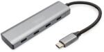 ASSMANN DA-70246 4 portos 4x USB-C 3.1 HUB (DA-70246) - officedepot