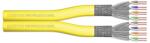 ASSMANN DK-1744-A-VH-D-5 Cat. 7A S/FTP CCA PVC 1500MHz LSZH 500m dob sárga dupla fali kábel (DK-1744-A-VH-D-5) - officedepot