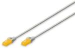 ASSMANN Cat. 6A U/UTP LSZH 2m szürke slim patch kábel (DK-1617-A-020S) - officedepot