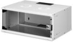 ASSMANN SOHO PRO 19" 4U 240x540x400mm üvegajtós szürke fali rack szekrény (DN-49200) - officedepot