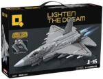 Qman 23017 - Shenyang J-35 lopakodó hordozó alapú vadászgép - 100% technic-kompatibilis építőjáték (23017)
