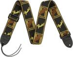 Fender 2'' Monogrammed Black/Yellow/Brown Textil gitár heveder (0990681000)