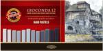 KOH-I-NOOR Gioconda Hard Pastels Szárazpasztell készlet Greys 12 db (8122012002GY)