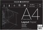 Daler-Rowney Graphic Series Layout Paper Grafika Vázlatfüzet A4 45 g (403030400)