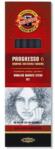 KOH-I-NOOR Woodless Graphite Pencil Progresso Asort Művész ceruza készlet 6 db (8915006001PZ)