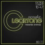 Cleartone 80/20 Extra Light 10-47 Akusztikus gitárhúrok (7610)