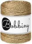 Bobbiny 3PLY Macramé Rope 3 mm 50 m Satin Gold Zsinór (TS-E097)