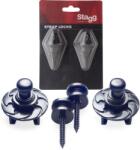 Stagg SSL1 Black Hevederzár (SSL1-BK)