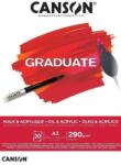 Canson Pad Graduate Huile & Acrylique Vázlatfüzet 20 A3 290 g (C400110381)