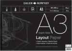 Daler-Rowney Graphic Series Layout Paper Grafika Vázlatfüzet A3 45 g (403030300)