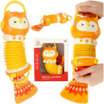 Inlea4Fun Gyermek harmonika Bagoly Inlea4Fun BABY OWL ACCORDION - narancssárga (IA-KX4287_1)