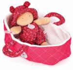 Doudou Bebelus din plus in cosulet matlasat - Maelle, 20 cm, roz (JJ6010) Papusa