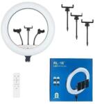  Lampa circulara RL18, 18 inch LED SMD 50W, 3 suporti telefon 2700K-6500K telecomanda (29442)