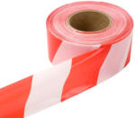 Dalpo Euro Tape figyelmeztető kordonszalag piros-fehér 75 mm × 250 m - jelölőszalag, területelhatároló szalag (kord250)