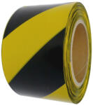 Dalpo Euro Tape figyelmeztető kordonszalag sárga-fekete 75 mm × 250 m - jelölőszalag, területelhatároló szalag (kord250s)