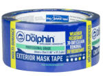 Blue Dolphin kültéri építőipari PE festő-maszkolószalag 48 mm × 25 m - UV-álló 30 napig (DOLblue25)