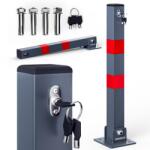 Monzana RIA parkolósorompó, 5x5x65 cm, szürke Monzana