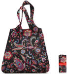 Reisenthel mini maxi shopper fekete virágos bevásárló táska (AT7064)