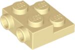 LEGO® alaplap, 2 x 2 x 2/3, csatlakozóval az oldalán is (6132769)