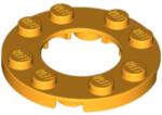 LEGO® alaplap, kerek 4 x 4, 2 x 2-es lyukkal a közepén (6097037)