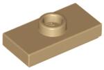 LEGO® alaplap, módosított 1 x 2, csatlakozóval a tetején, típus 1 (jumper) (6092591)
