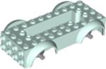 LEGO® jármű alváz, 5 x 10 x 2 1/2, 2 x 6-os süllyesztett közép résszel és keréktartóval (6441323)