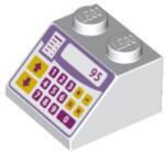 LEGO® lejtő 2 x 2, dekorált, pénztárgép mintával (6133260)