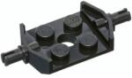 LEGO® alaplap módosított, 2 x 2, széles keréktartó csatlakozóval és lyukkal (615726)