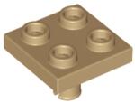 LEGO® alaplap, módosított, 2 x 2, alján csatlakozó tűvel (4541618)