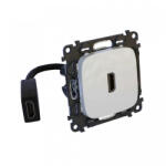 Legrand 755166 Valena Allure Elővezetékelt HDMI 1.4 típusú csatlakozóaljzat, 15 cm kábellel szállítva, Elefántcsont ( Legrand 755166 ) (755166)