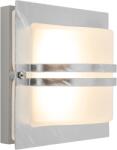 Norlys Bern szürke-opál LED kültéri fali lámpa (NO-675GA) LED 1 izzós IP54 (675GA)
