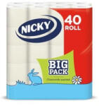 Nicky BIG PACK toalettpapír, 3 rétegű, 40 tekercs (8004260014946)