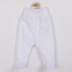 NEW BABY Pantaloni scurți pentru bebeluși New Baby Classic II albi, mărime 74 (6-9lr)