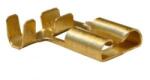 Tracon Electric Szig. tlen rátolható csatl. hüvely, ónozott réz, rögz. csapos 7, 7×0, 8mm, 1-2, 5mm2, 90° (CSH09B)