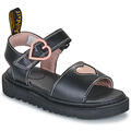 Dr. Martens Szandálok / Saruk Marlowe Hearts J Black+Powder Pink Fekete 32