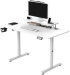 Ultradesk Birou pentru gaming Ultradesk - Highlander, alb (UDESK-HG-WT)