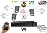 Monitorrs Security - AI Hybrid Light IP kamerarendszer 3 kamerával 5 Mpix WT - 6143k3