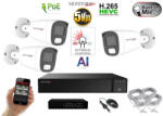  MS - AI Hybrid Light IP kamerarendszer 3 kamerával switchel 5 Mpix WT - 6143k3B