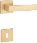 STILE HIRA Négyzetrozettás Q SLIM 7MM GOLD SATIN - Szatén arany színű BB (ST-HIRA-Q-7S-GOLD-SATIN-51)