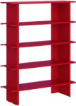 noo. ma Piros fém könyvespolc Hes 156 x 120 cm (NOO-FUR4032)