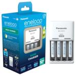 Panasonic Panasonic BQ-CC51E NiMH akkumulátortöltő és 4 db Eneloop AAA elem (8014671)