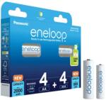 Panasonic Panasonic Eneloop akkumulátor AA / AAA, 8 db (8014665)