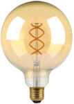 V-TAC Borostyán spirál LED izzó filament COG E27 G125 5W 1800K - 217216 (217216)